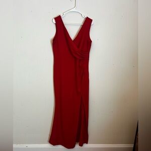 NWT Floor Length Red Formal Gown by Woosea size XL